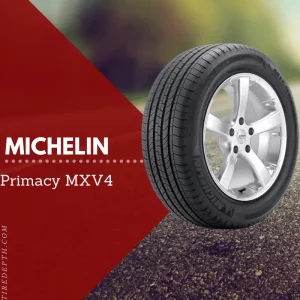 Michelin Primacy MXV4 tire on the road