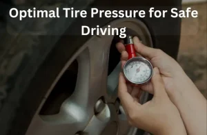 person checking tire pressure