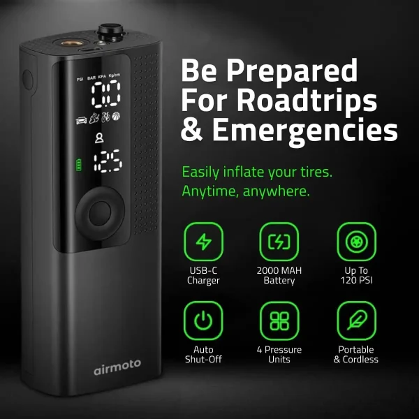 Portable air compressor product features image