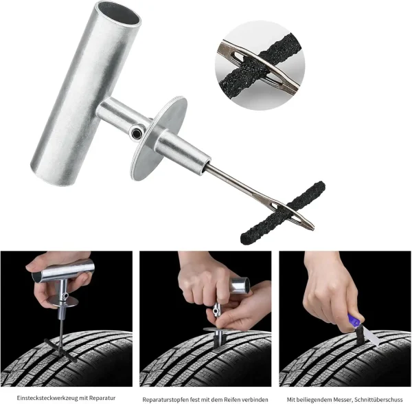 Heavy duty tire reapir kit tire plug view